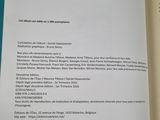 an open book with a bunch of information on it