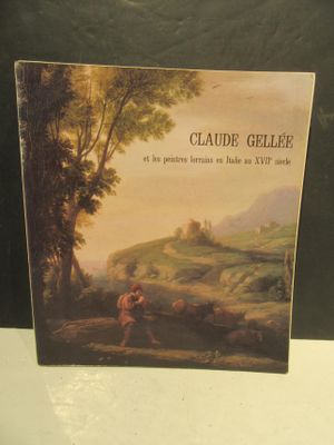 a picture of a book with a picture of a man in a landscape