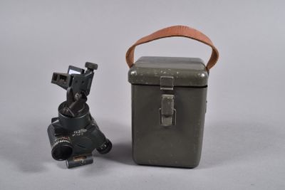 a small metal box with a camera attached to it