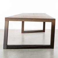 Piero Lissoni (1956), « 196 Rotor », une table à manger asym… (photo 3)