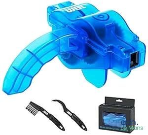 a blue blow gun with a black comb and a box of combs