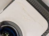 a close up of a camera with a lens on it