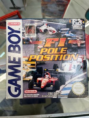 a game boy magazine on display in a glass case