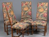 set of four chairs with floral upholstered upholstered upholstered upholstered upholstered upholstered upholstered upholstered uphol