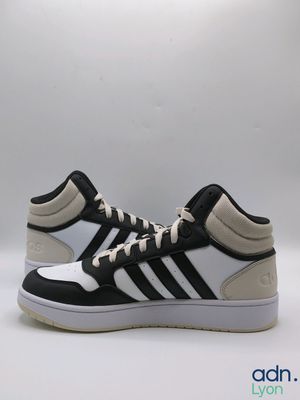 adidas originals high top sneaker in black and white