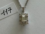an image of a diamond necklace with a price tag attached to it