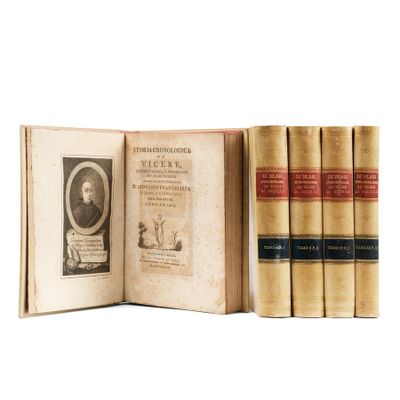 an open book with a picture of a man and a woman on it