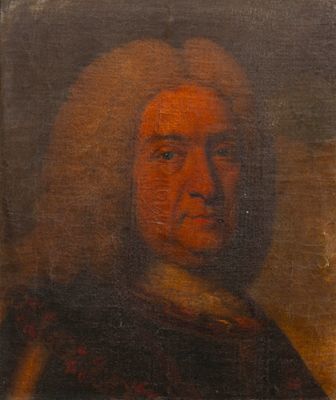 un tableau représentant un homme coiffé d'un chapeau