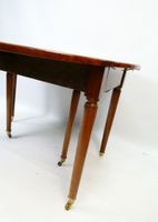 Jolie table en acajou à six pieds avec une rallonge acajou e… (photo 3)