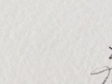 a drawing of a person riding a bike on a snowy surface