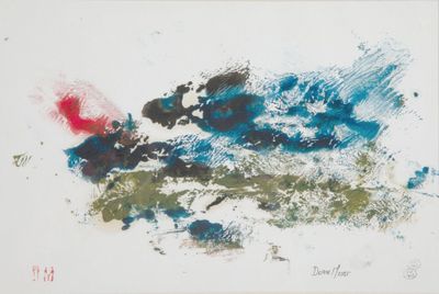 une image représentant une photo d'un tableau sur une feuille blanche
