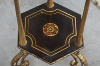 table d'appoint hexagonale de style Boulle - avec des montur… (photo 6)