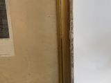 an old picture of a man in a suit and tie is hanging on a wall