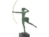 an image of a statue of a man with a bow and arrow