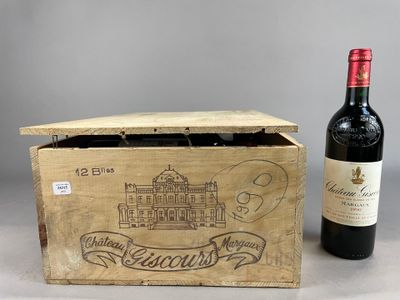 a wooden box with a bottle of wine next to it