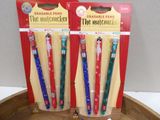 three toothbrushes in the package on the table