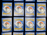 nine pokemon cards with the names of each type of pokemon