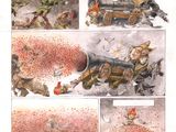 une page d'une bande dessinée sur laquelle figure l'image d'un homme dans une voiture
