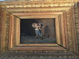 une photo d'un tableau représentant une femme tenant un enfant dans ses bras