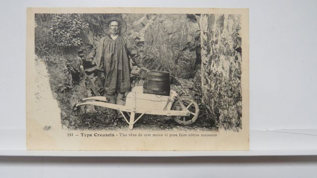 Types Creusois : Y’au vêne de care moun vi pore faire notras mais...