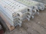 many pieces of metal that are stacked on top of each other