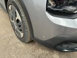 a close up of the front bumper of a car