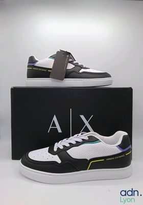 Nike Air Force 1 Low pour homme, noir / blanc / violet