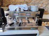 a coffee machine that is sitting on a counter