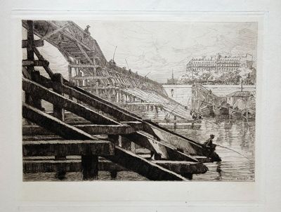 un dessin représentant un homme assis sur un bateau dans l'eau