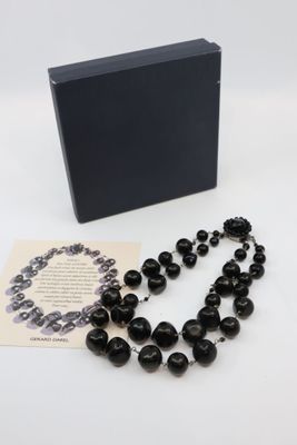 Gérard DAREL Collier double rangs en chute de perles de verr…