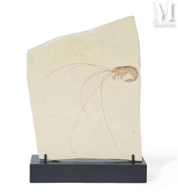 sculpture of a woman ' s head on a piece of paper on a stand