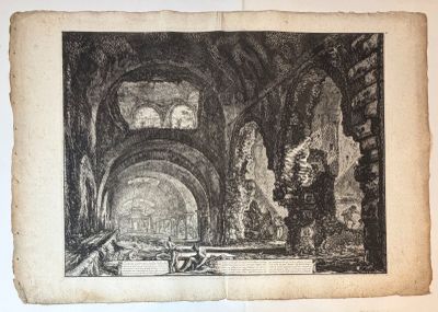 un vieux dessin représentant une église avec des arcades et des arcades