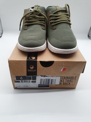 SAOLA - Baskets basses Mindo - Olive - Waterproof - Éco-conç…