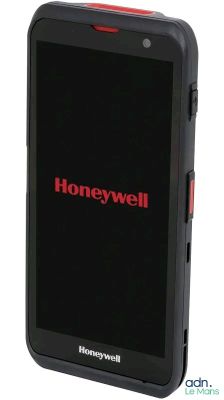 une image représentant un téléphone portable portant le logo Honeywell