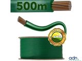 un gros plan sur une bobine verte et une bobine de 500 m