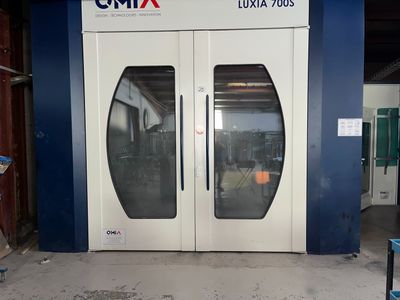 two large doors that are open in a building