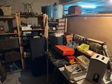a room with a lot of clutter in it