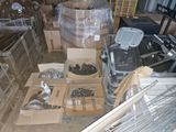 many boxes of assorted items on the floor