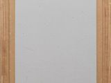a painting of a wooden frame with a white background