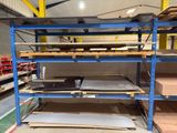 many shelves with different types of metal items on them