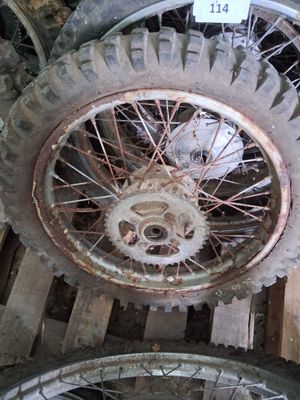 LOT de 2 jantes Av et Ar HONDA SL