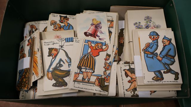 Lot de cartes humoristiques