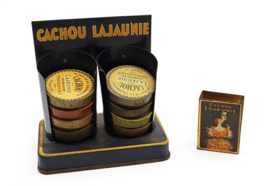 CACHOU LAJAUNIE - présentoir en tôle lithographiée avec 8 bo… - Photo 1