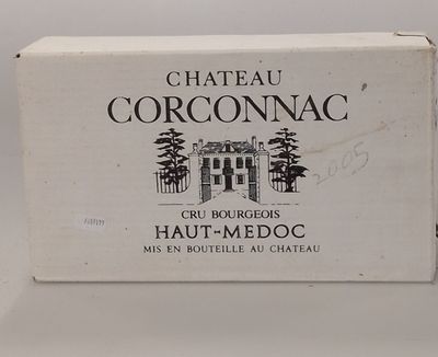 a box of wine that is sitting on a table