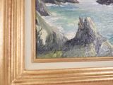 a picture of a painting on the wall of a room