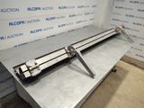 a large metal object on a table in a room