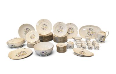JB de SAINT-ÉLOI à Limoges Service de table en porcelaine à …