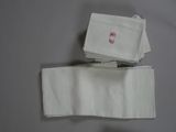 two napkins that have been folded on top of each other