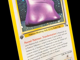 une image d'une carte Pokémon représentant un Pokémon violet