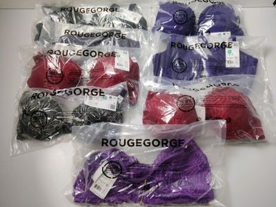 Lot de 8 soutien-gorge ROUGE GORGE, diverses tailles et modè… - Photo 1